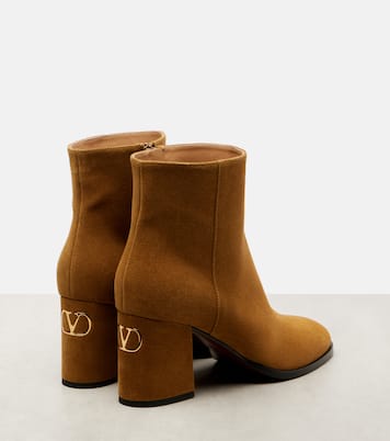 Fawcette 75 suede ankle boots | Valentino Garavani