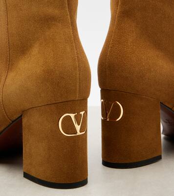 Fawcette 75 suede ankle boots | Valentino Garavani