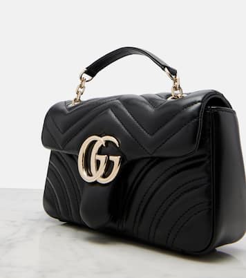 GG Marmont Small leather shoulder bag | Gucci