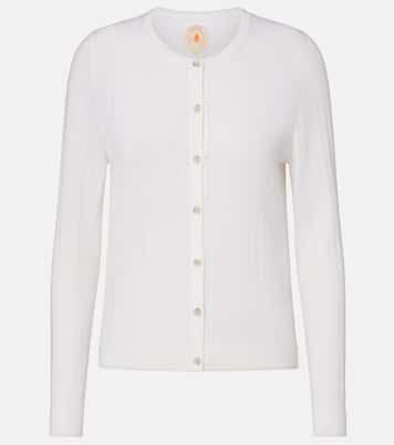 Pointelle virgin wool cardigan | Jardin des Orangers