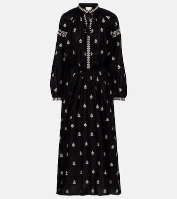 Rodilia embroidered silk maxi dress | Isabel Marant