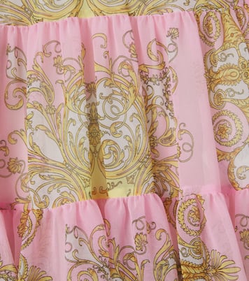 Barocco tiered skirt | Versace Kids