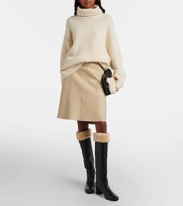 Downtown leather knee-high boots | Toteme