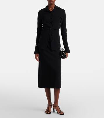 Mid-rise pencil skirt | Jil Sander