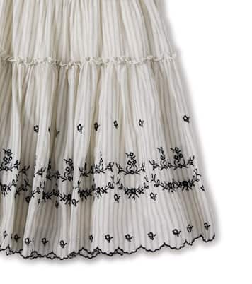 Abito Giulia in cotone a righe | C'era Una Volta