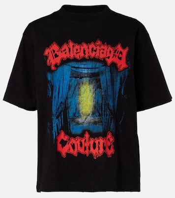 Printed cotton T-shirt | Balenciaga
