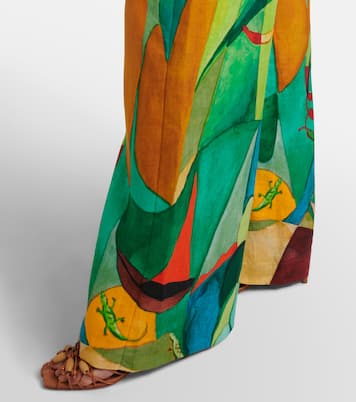 x Mokshini linen wide-leg pants | Alémais
