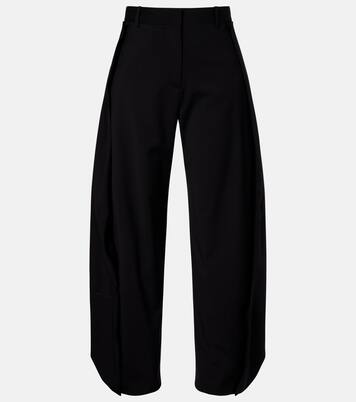 Draped wool wide-leg pants | Loewe