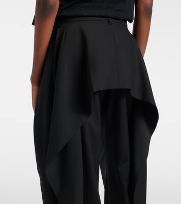 Draped wool wide-leg pants | Loewe