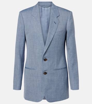 Guia wool, silk, and linen jacket | Loro Piana