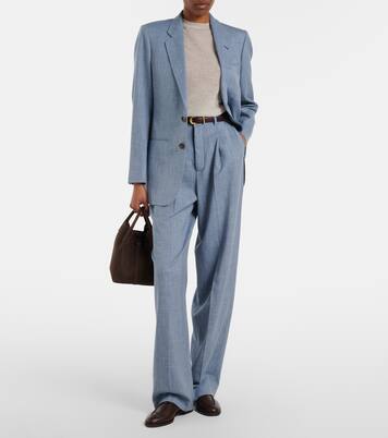 Guia wool, silk, and linen jacket | Loro Piana