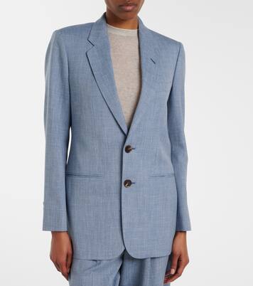 Guia wool, silk, and linen jacket | Loro Piana