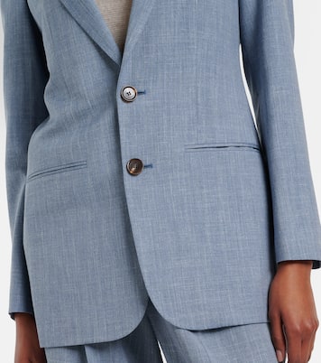 Guia wool, silk, and linen jacket | Loro Piana