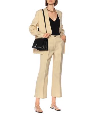 Pantaloni a vita alta in lana | Jil Sander