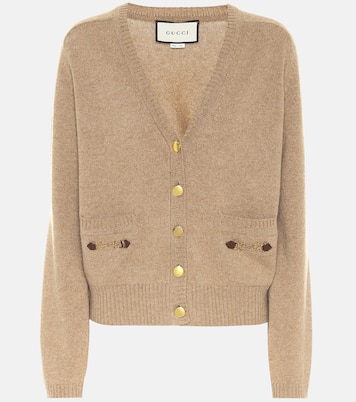 Cardigan en cachemire à ornements | Gucci