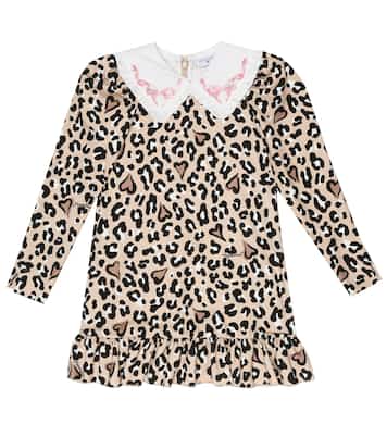 Bedrucktes Kleid aus Jersey | Monnalisa