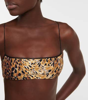 Top bikini The C con stampa | Tropic of C