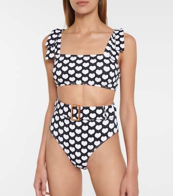 Top bikini Audrey con stampa | Alexandra Miro