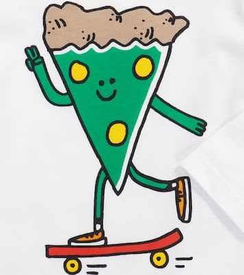Baby - Top Pizza Skater in cotone con stampa | Stella McCartney Kids