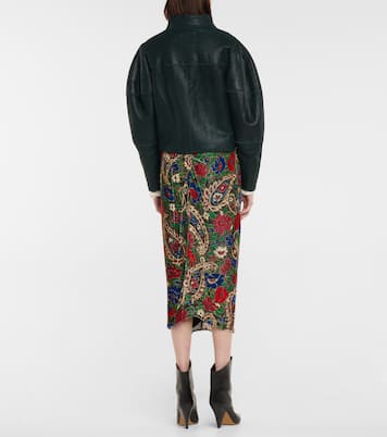 Chaqueta Acacina de piel y borrego | Isabel Marant