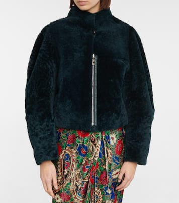 Chaqueta Acacina de piel y borrego | Isabel Marant