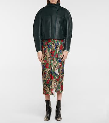 Chaqueta Acacina de piel y borrego | Isabel Marant