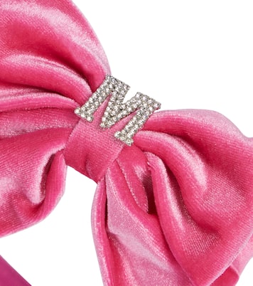 Embellished velvet headband | Monnalisa