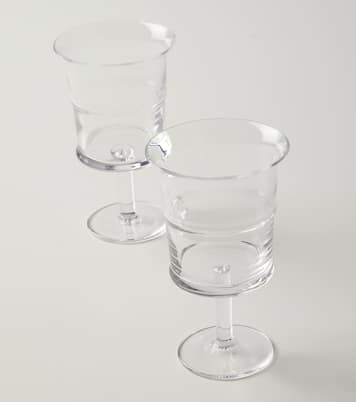 Jour set of 2 red wine glasses | Nude