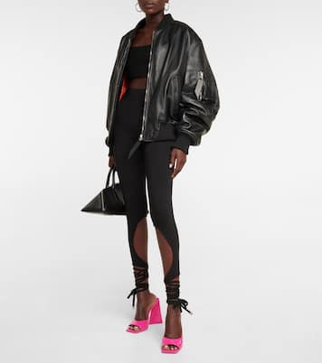 Davie cutout jersey leggings | The Attico
