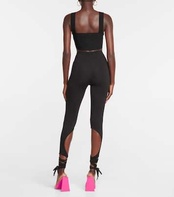 Davie cutout jersey leggings | The Attico