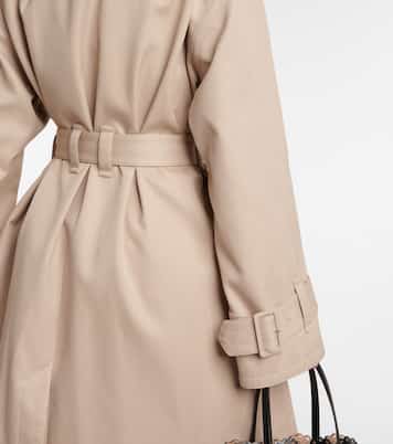 Hooded trench coat | Alaïa
