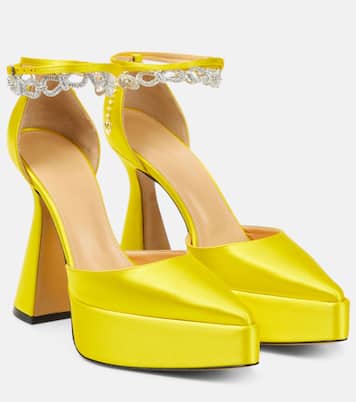 Verzierte Plateau-Pumps Bow Chain | Mach & Mach