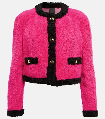 Chaqueta de borrego cropped | Blancha