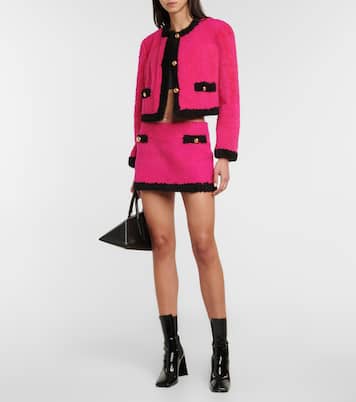 Chaqueta de borrego cropped | Blancha