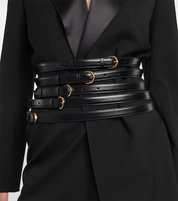Cintura sottile multipla in pelle | Alaïa
