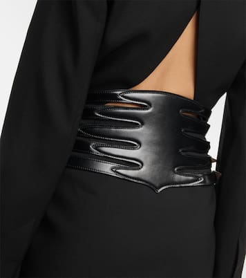 Cintura sottile multipla in pelle | Alaïa