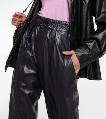 Brina straight-leg faux leather pants | Marant Etoile