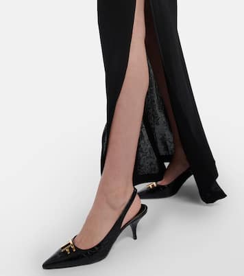 Pumps slingback TF in pelle stampata | Tom Ford