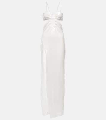 Bridal sequined tulle gown | Nensi Dojaka