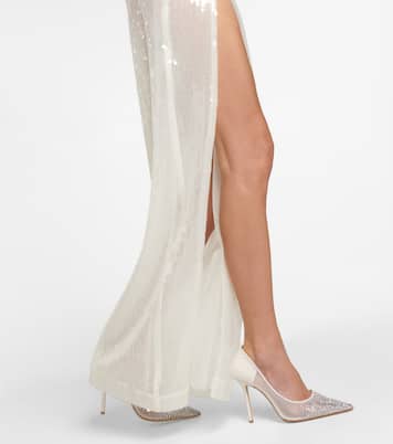 Bridal sequined tulle gown | Nensi Dojaka
