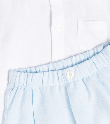 Bébé – Ensemble chemise et pantalon en lin | Il Gufo