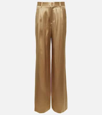 Flavie charmeuse wide-leg pants | Nili Lotan
