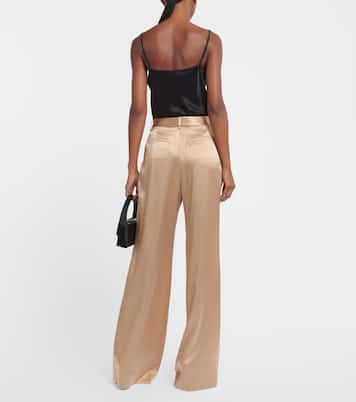 Flavie charmeuse wide-leg pants | Nili Lotan