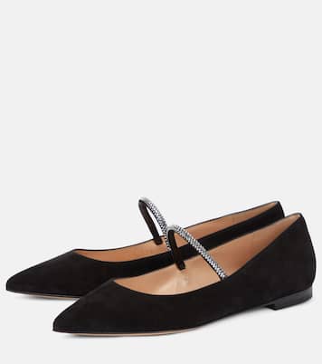 Ballerine in suede | Gianvito Rossi