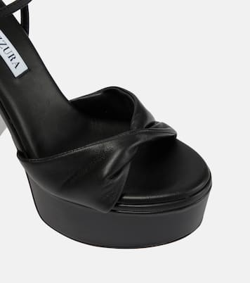 Twist Plateau 120 leather platform sandals | Aquazzura