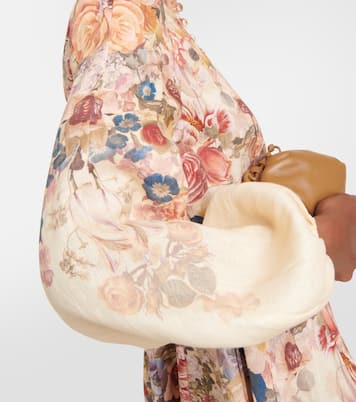 Abito chemisier Luminosity in lino con stampa | Zimmermann