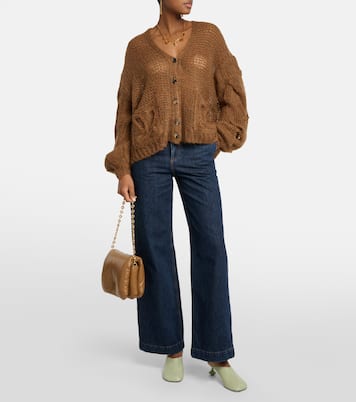 Anagram mohair-blend cardigan | Loewe