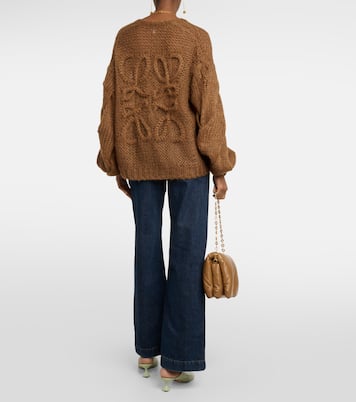Anagram mohair-blend cardigan | Loewe