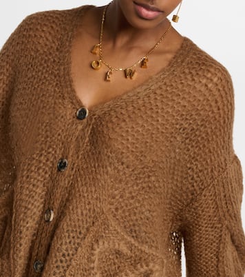 Anagram mohair-blend cardigan | Loewe
