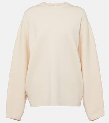 Pullover oversize in lana e cotone | Fforme